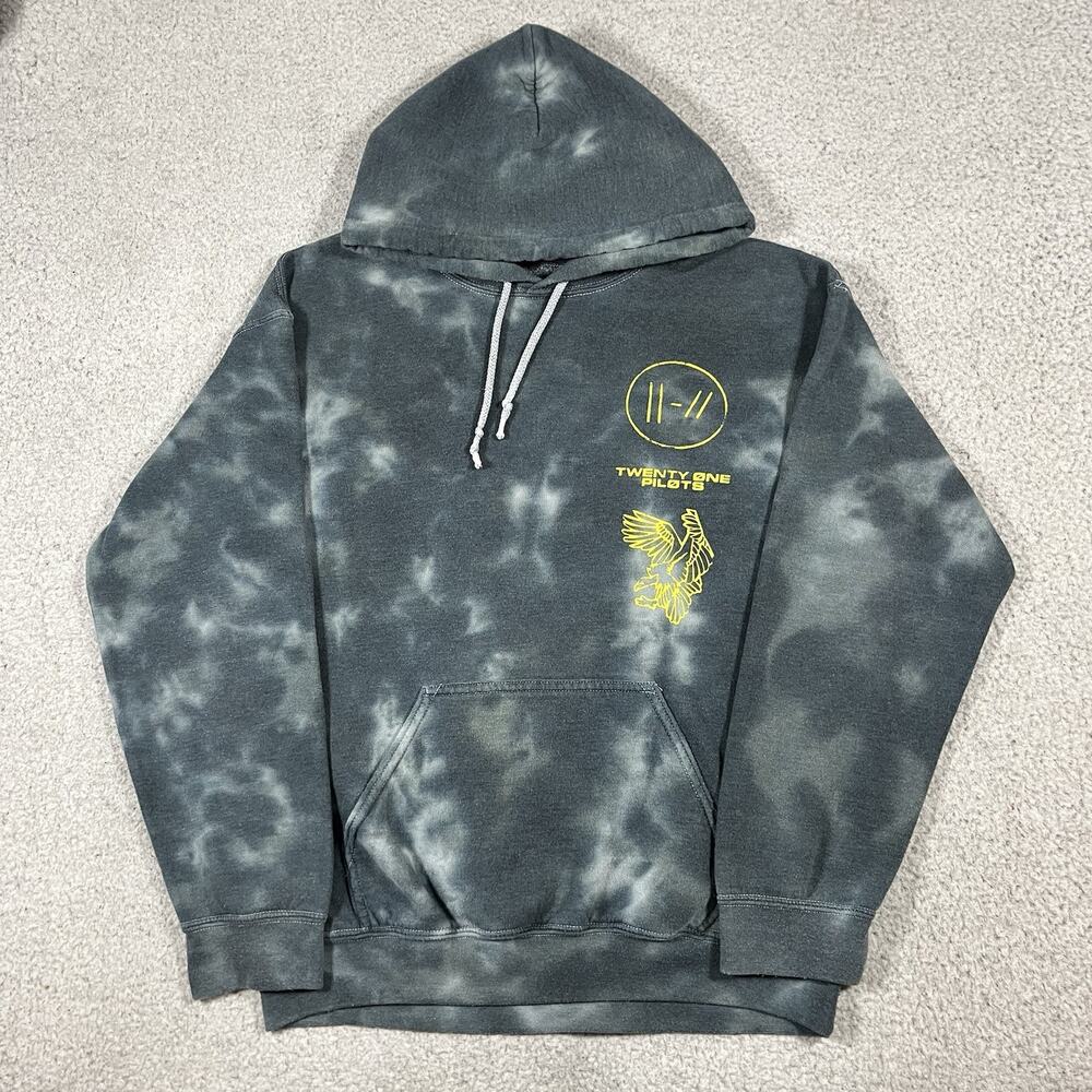 Twenty One Pilots Hoodie Mens Medium Tie Dye Bandito Sweatshirt Concert